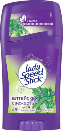 Дезодорант стик женский LADY SPEED STICK Алтайская свежесть